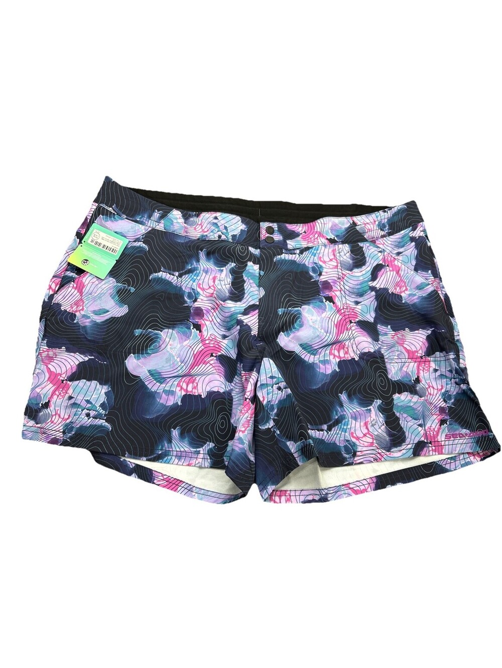 Sea-Doo Women’s Board Shorts 2XL Black Floral seadoo